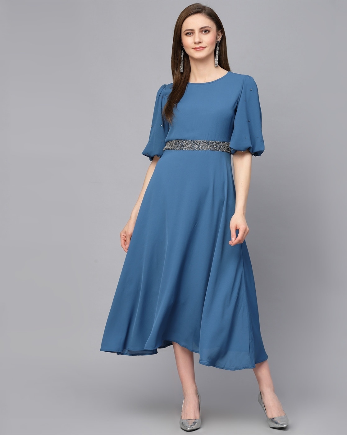 Buy Beige Dresses for Women by AASK Online | Ajio.com