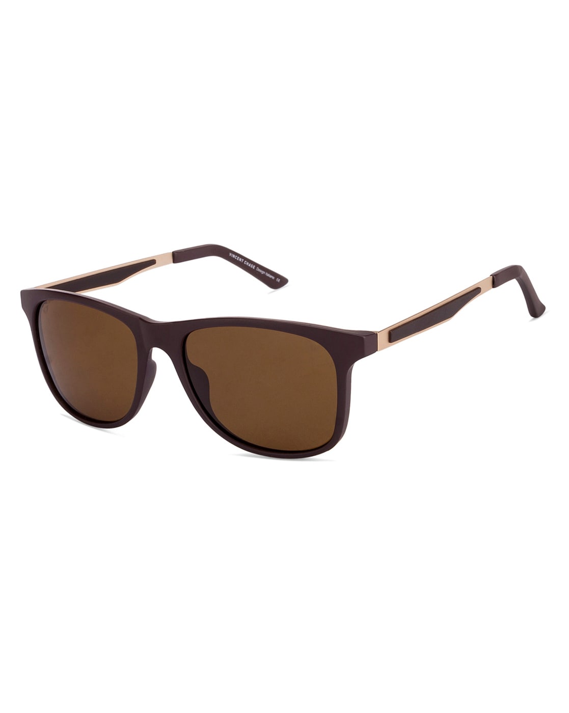Buy VINCENT CHASE EYEWEAR Polarized Square Full Rim Brown Sunglasses Men  and Women Large VC S12593P Online at Best Prices in India - JioMart.