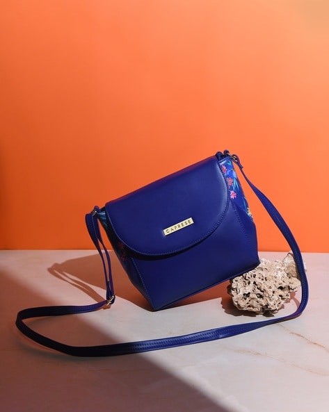 Caprese blue 2025 sling bag