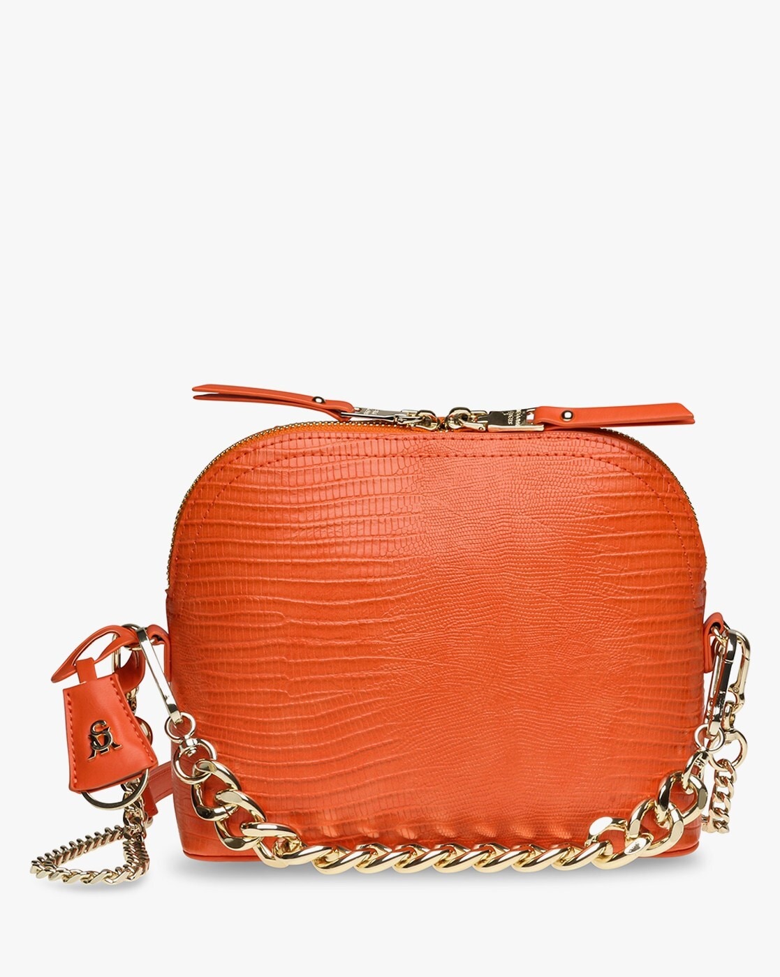 Red Orange 100% Leather Saddlebag Crossbody Purse J.Crew Pre-owned NICE! |  eBay