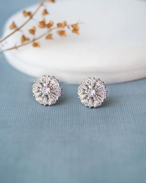 10 ct. t.w. Diamond Stud Earrings in 14kt White Gold | Ross-Simons
