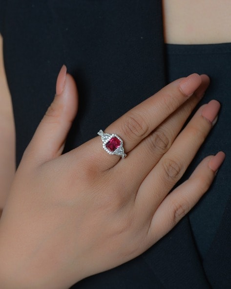 Dome Marquise Ruby & Black Diamond Ring – ARTEMER