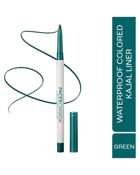 Faces Canada Ultime Pro Twist Eye Kajal Liner - Green Intense Color 24HR Stay Waterproof