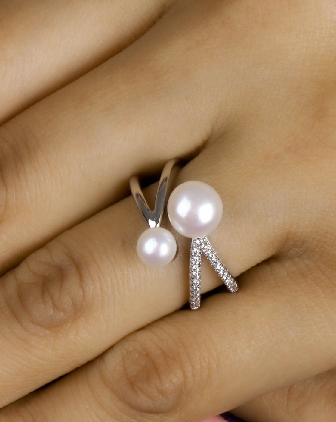 Moti ( Pearl) Original With Silver Ring 3 Gram at Rs 600 | Silver Gemstone  Ring in New Delhi | ID: 16960761448