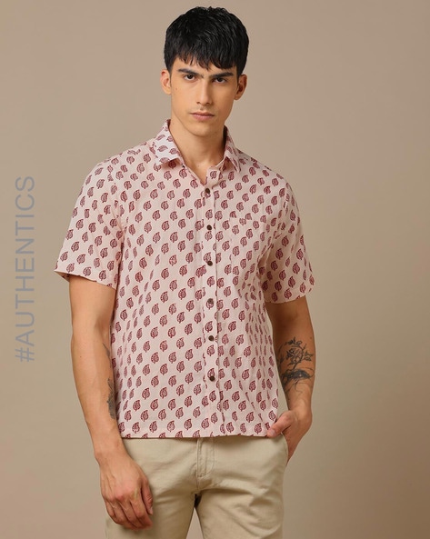 Cotton Shirt with Patch Pocket