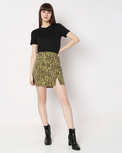 Vero moda snake top print skirt