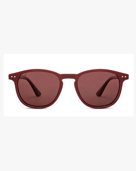 Buy RETRO MOOD BURGUNDY SUNGLASSES for Women Online in India