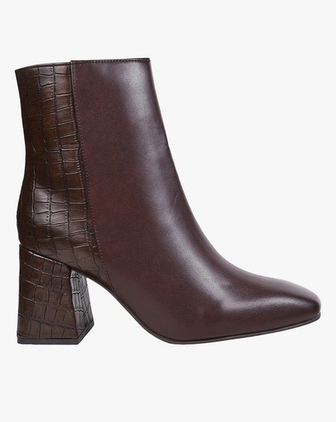 Reiss Lyra - Camel Signature Leather Ankle Boots, Uk 3 Eu 36 in Brown | Lyst