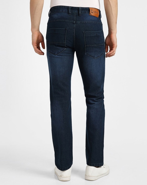Buy Dark Blue Jeans for Men by URBANO FASHION Online