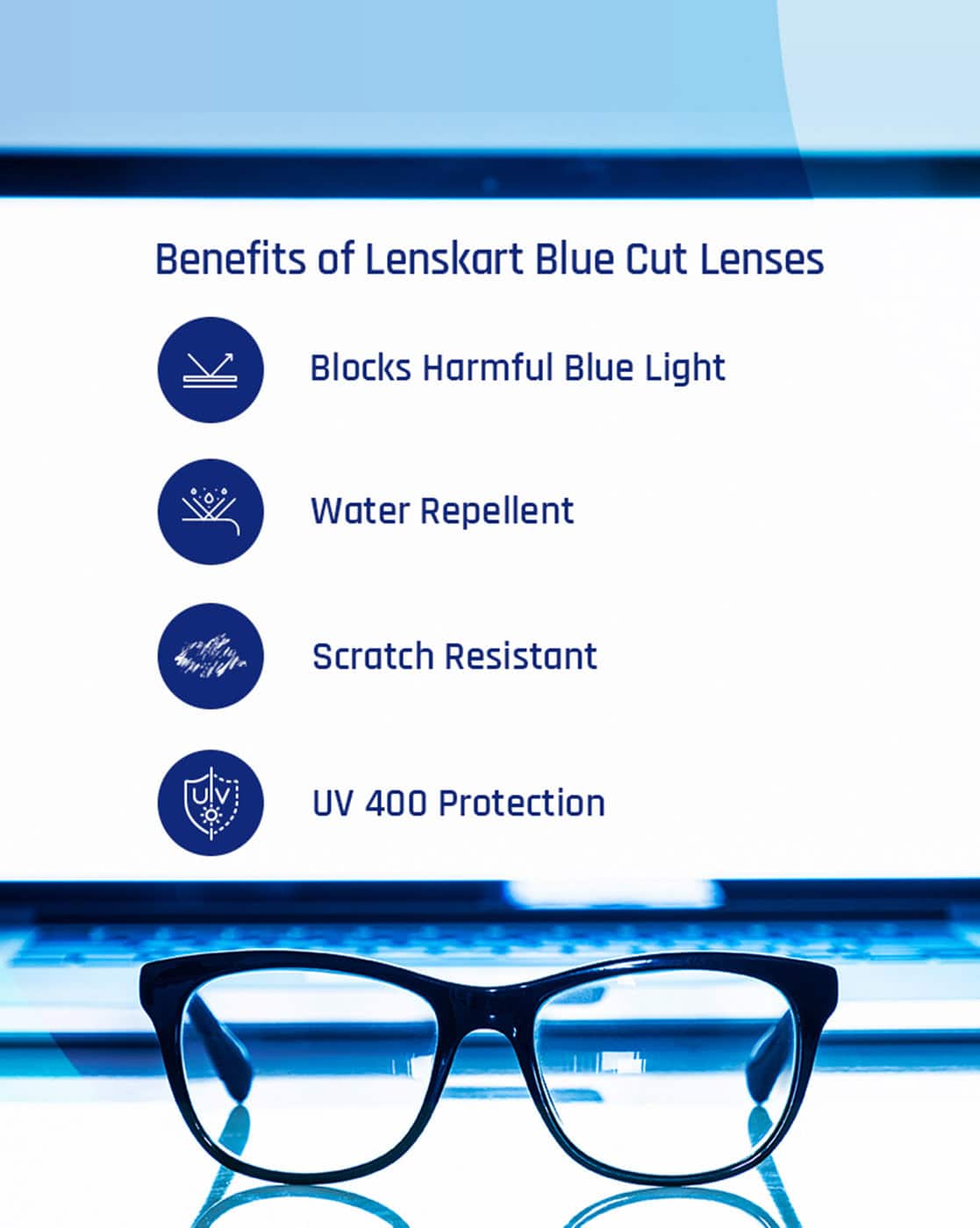 Buy Grey Frames for Men by Lenskart Blu Online