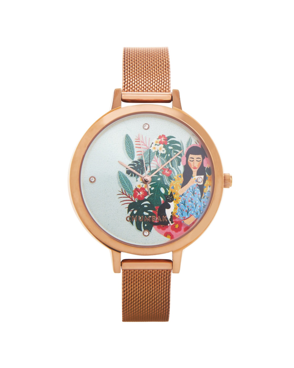 Buy Rose Gold-Toned Watches for Women by TEAL BY CHUMBAK Online | Ajio.com-sonthuy.vn