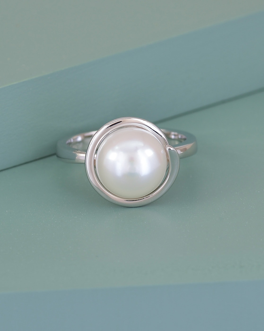 White Pearl Ring (Sterling Silver) – The Salty Sparrow Jewelry