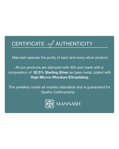 Buy Slip On Heart Rose Gold Plated Sterling Silver Pendant Chain Necklace  by Mannash™ Jewellery