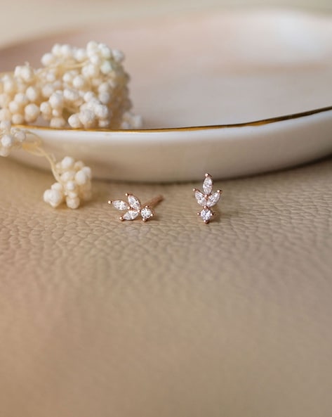 Diamond Stud Earrings – Vivien Frank Designs