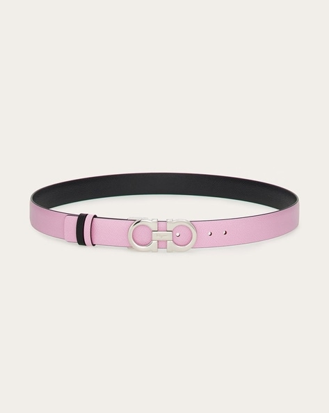 Ferragamo belt pink best sale