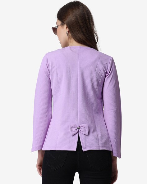 Lavender shrug jacket hotsell