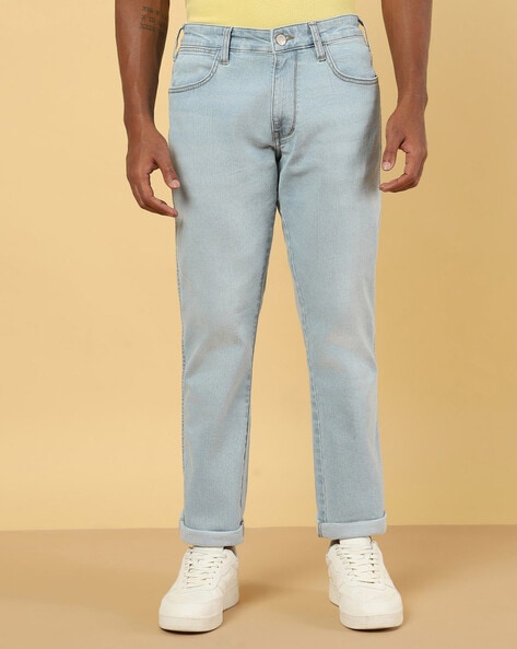 Wrangler Straight leg jeans - blue denim 