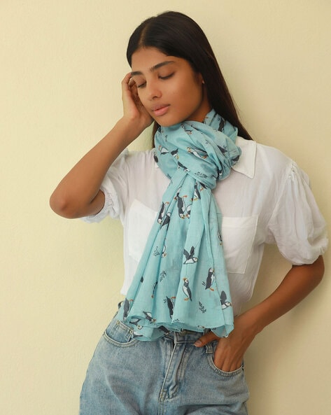 Printed Cotton Scarf Price in India