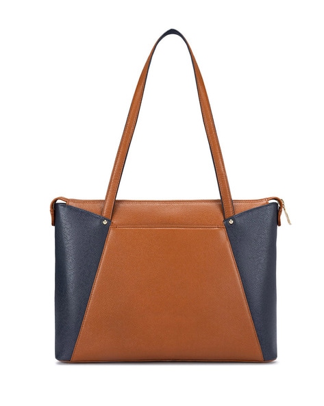 Buy Brown Navy Blue Handbags for Women by Da Milano Online Ajio