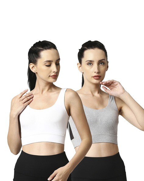 Buy Amour Secret Easy Movement Sports Bra - White at Rs.683 online
