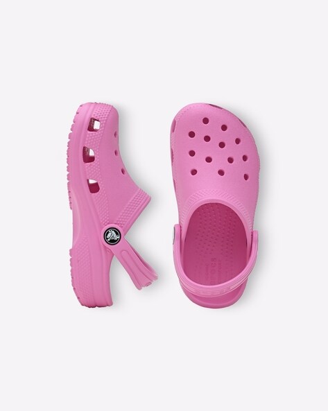 Cheap pink outlet crocs