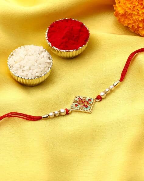MATCHITT Swastik Mark Minakari Rakhi