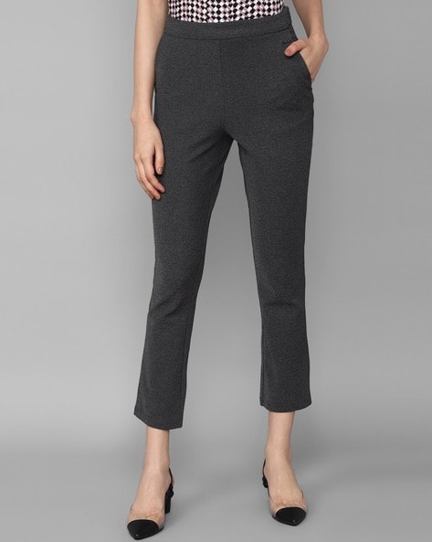 Buy Allen Solly Woman Pure Cotton Casual Joggers - Trousers for Women  20072988 | Myntra