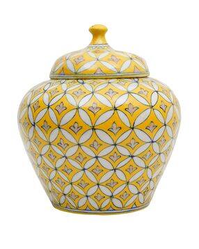 folkstorys Geometric Handpainted Vases Jar-picture-53