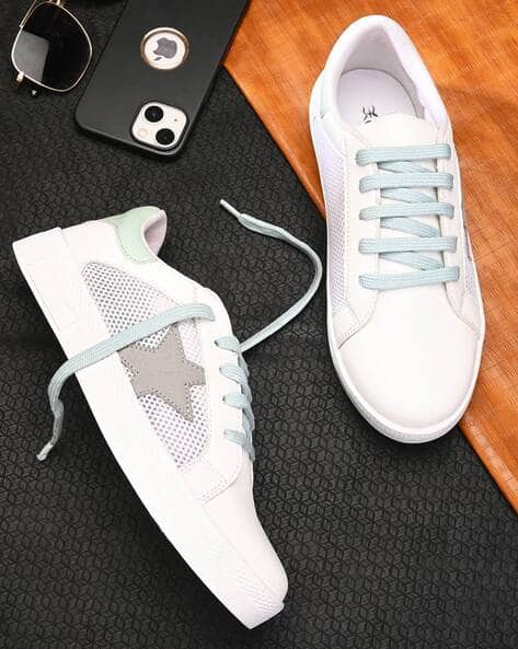 LONGWALK Meshed Slip-On Lace-Up Shoes