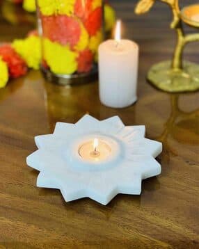 folkstorys Textured Marble Diya-picture-20