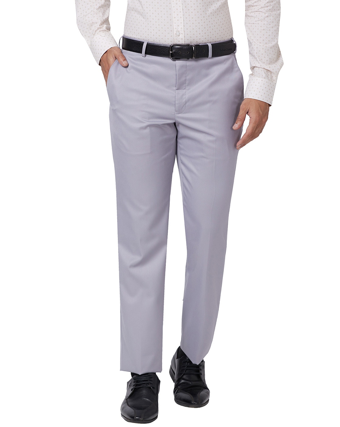 Park Avenue Men Relaxed Fit Formal Trousers