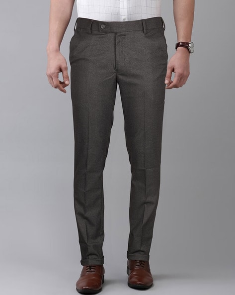 Buy Louis Philippe Grey Trousers online