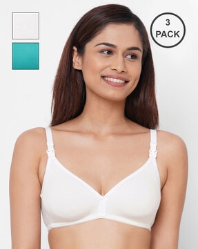 Buy Skin, Skin, Peacock Green Bras for Women by Inner Sense Online