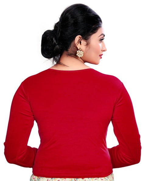 Red Tulip Sleeve Blouse, Womens Apparel