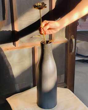 Bamboo Ceramic Pottery Vase