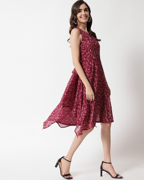 Buy Wine Dresses & Gowns for Women by My Swag Online | Ajio.com