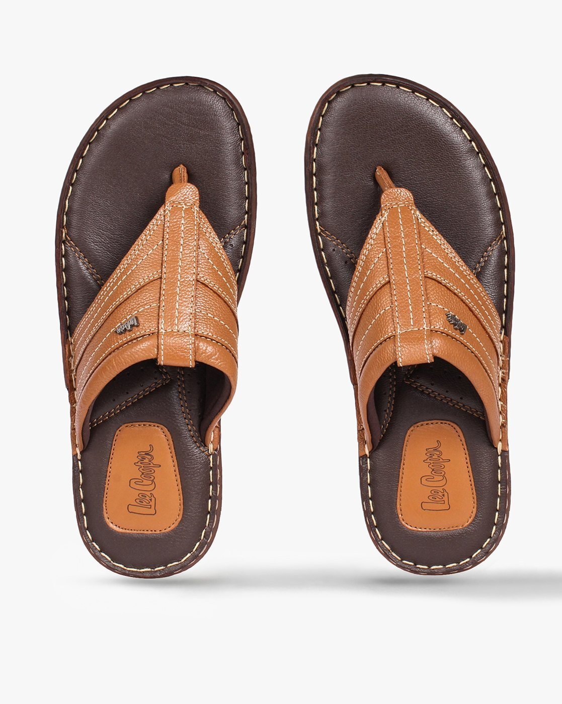 LEE COOPER Men Solid Leather Sandals | Lifestyle Stores | Hitec City |  Hyderabad