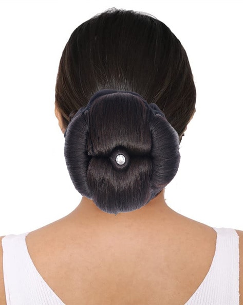 Buy Hair Flare 2148 Hair Pins Clips Hair Buns Hair Styles Artificial  Flowers Accessories For Women, Golden, Pack of 1 Online at desertcartINDIA