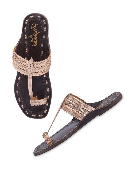 Buy Khadim Brown Kolhapuri Slippers for Men Online at Khadims | 11477938141