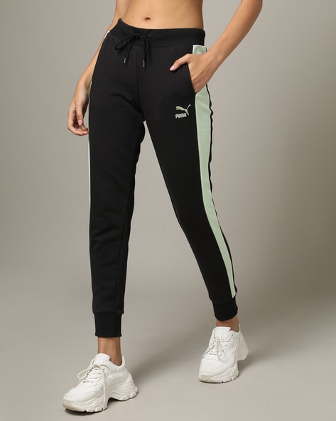 Buy Puma EVOSTRIPE Black Track Pants for Women's Online @ Tata CLiQ