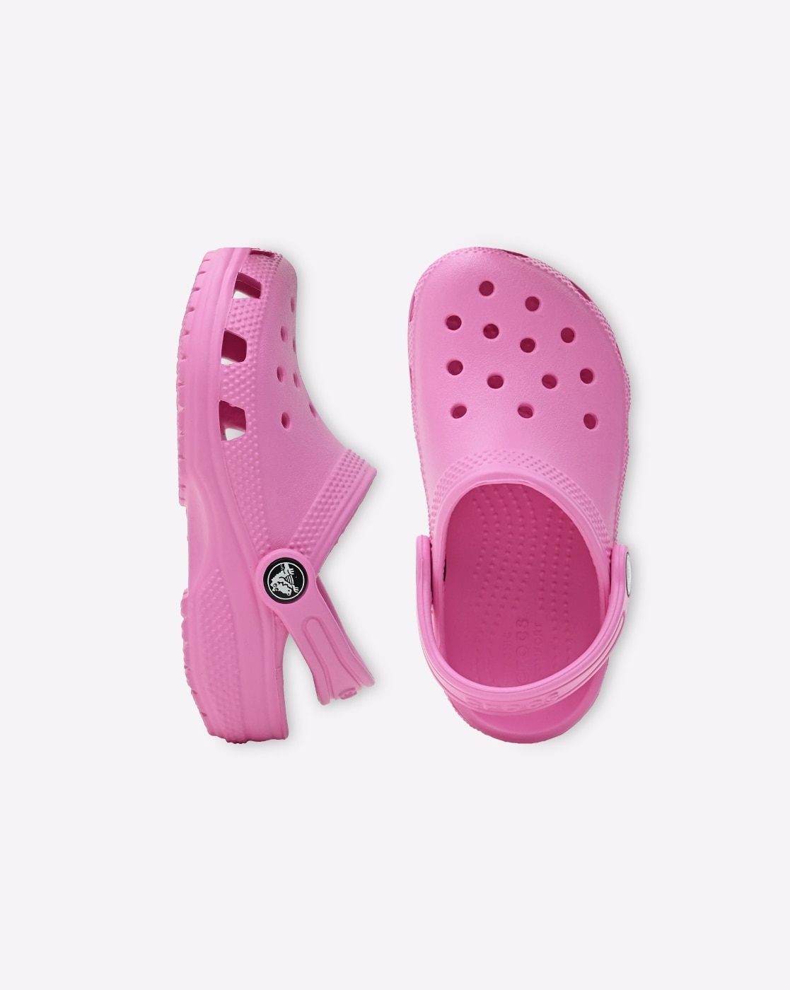 Pink deals crocs fur