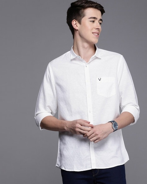Buy White Shirts for Men by ALLEN SOLLY Online