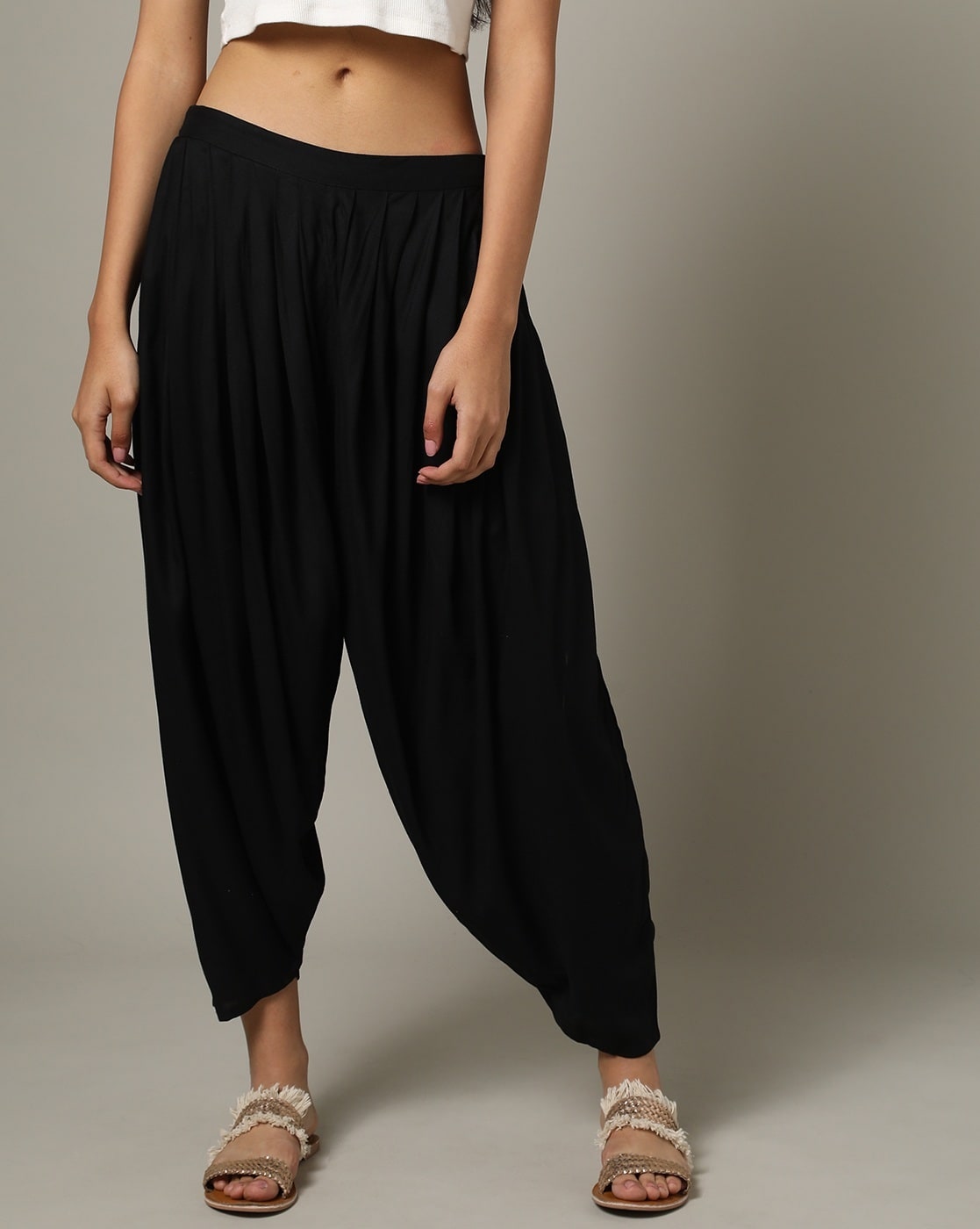 Buy Women Dhoti Pants with Drawstring Waist Online at Best Prices in India  - JioMart.