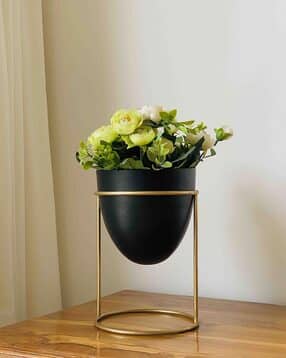 folkstorys Stone Big Planter with Stand-picture-29