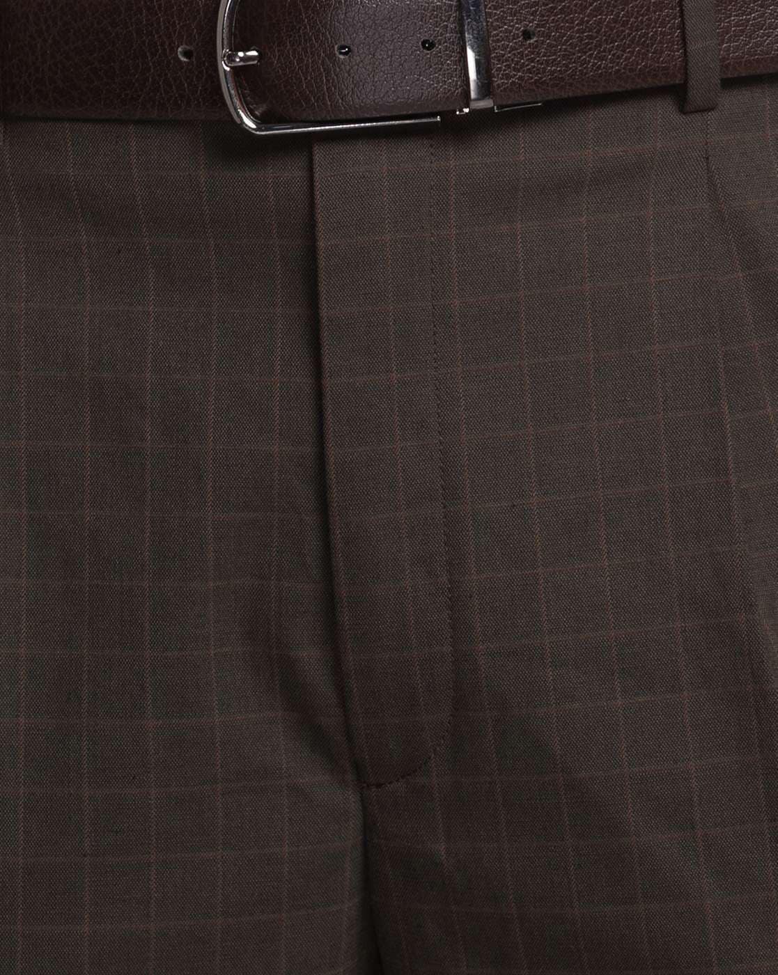 Buy Raymond Raymond Men Classic Fit Pleated Formal Trousers at Redfynd