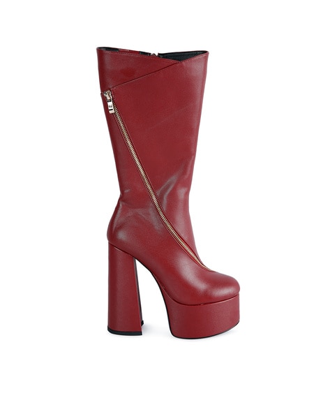 calf length boots online india