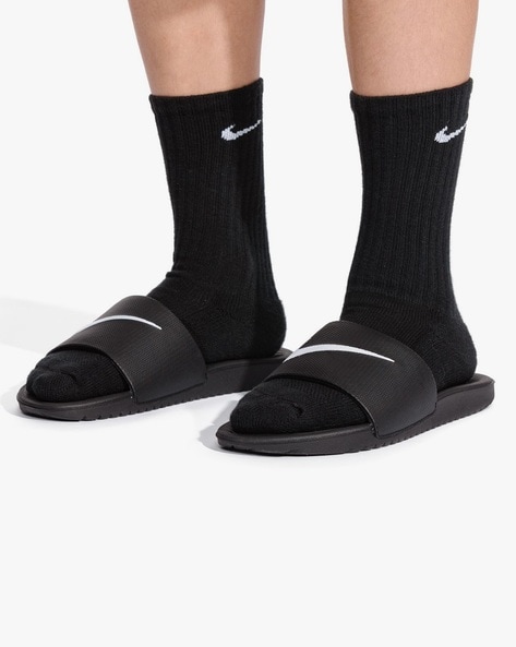 Buy Black Sandals for Boys by NIKE Online Ajio