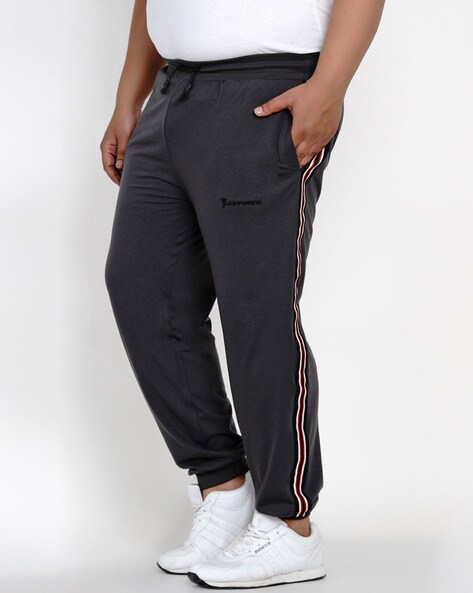 Plus Basic Cuffed Hem Track Pants | boohoo