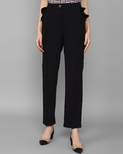 Allen Solly Black Trousers