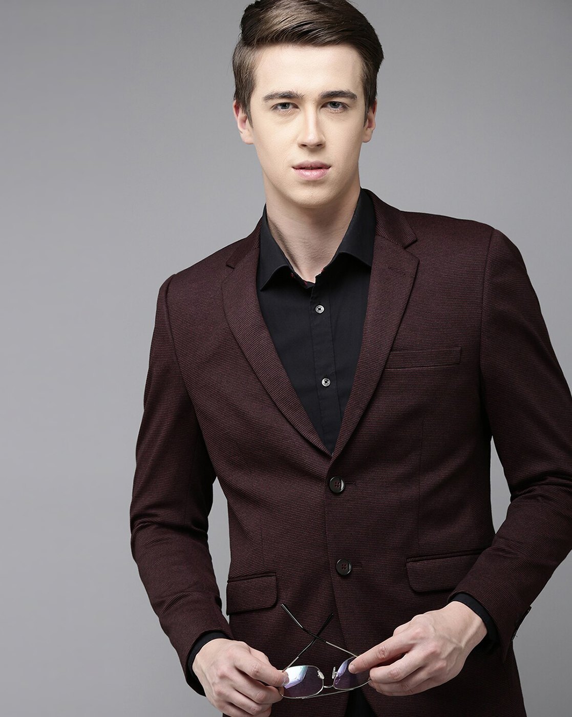 Van heusen outlet maroon blazer